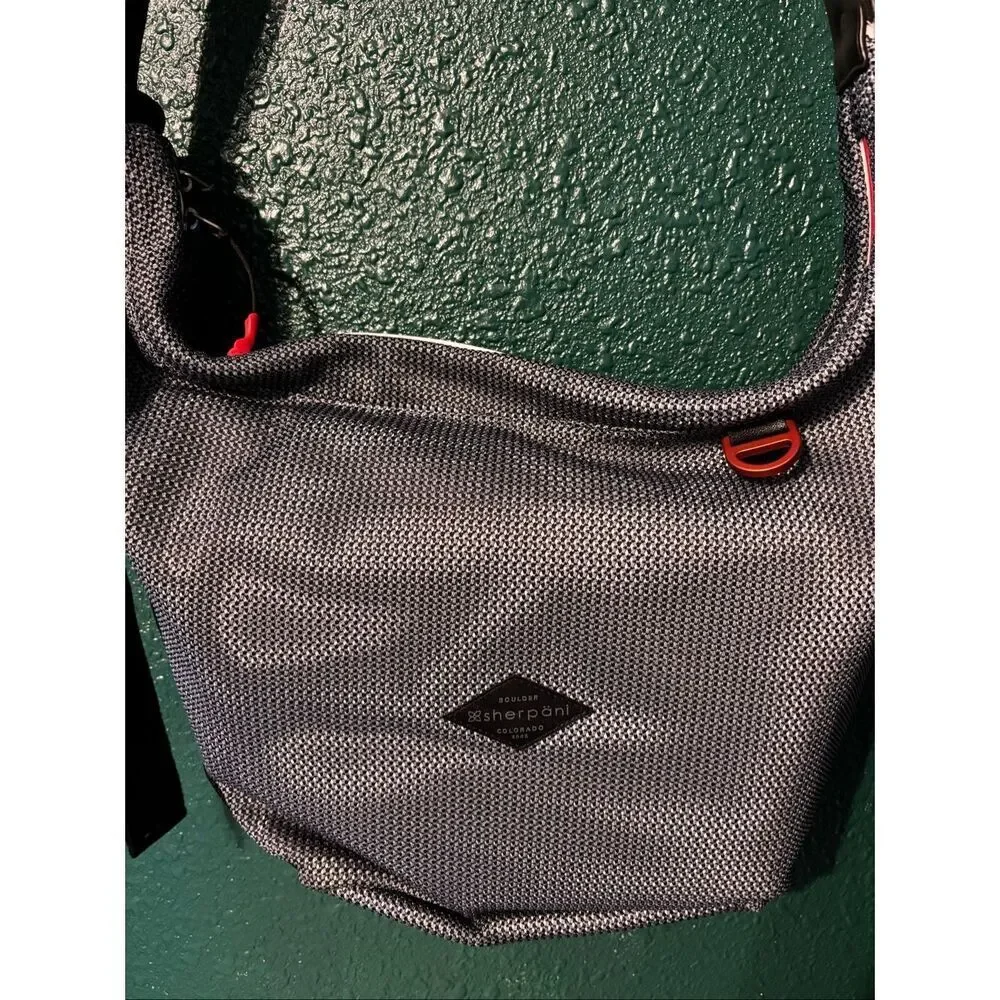 Sherpani Payton Shoulder Bag Women's Gray Adjustable Strap Casual Crossbody
